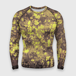Рашгард мужской Грязно-желтая осень, цвет: 3D-принт