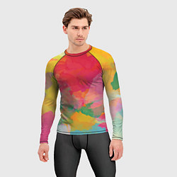 Рашгард мужской Спектр акварели, цвет: 3D-принт — фото 2