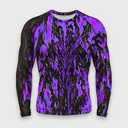 Рашгард мужской Демонический доспех фиолетовый, цвет: 3D-принт
