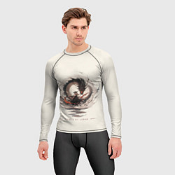 Рашгард мужской Дева и дракон, цвет: 3D-принт — фото 2
