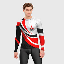 Рашгард мужской Evo racer mitsubishi - uniform, цвет: 3D-принт — фото 2