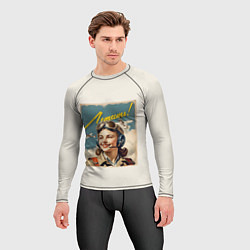 Рашгард мужской Летать всегда, цвет: 3D-принт — фото 2