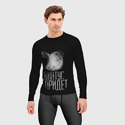 Рашгард мужской Свинтус придёт, цвет: 3D-принт — фото 2