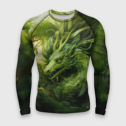 Мужской рашгард Зеленый травяной дракон