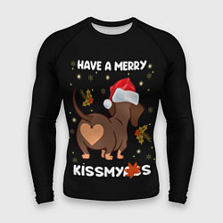 Рашгард мужской Have a merry kissmyass, цвет: 3D-принт