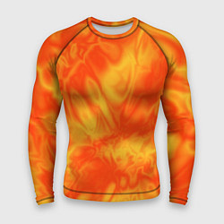 Рашгард мужской Солнечный огонь абстракция, цвет: 3D-принт