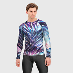 Рашгард мужской Синий драгоценный камень, цвет: 3D-принт — фото 2