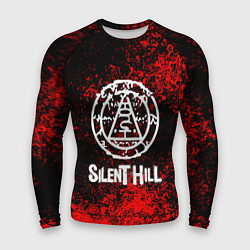 Рашгард мужской Silent hill лого blood, цвет: 3D-принт