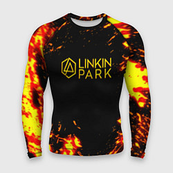 Рашгард мужской Linkin park огненный стиль, цвет: 3D-принт