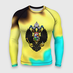 Рашгард мужской Российская империя герб краски, цвет: 3D-принт