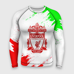 Рашгард мужской Liverpool краски спорт, цвет: 3D-принт