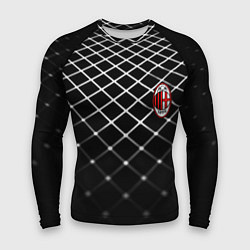 Рашгард мужской Милан футбольный клуб, цвет: 3D-принт