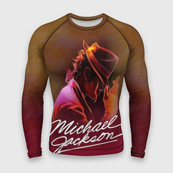 Рашгард мужской Michael Jackson нарисованный кистью, цвет: 3D-принт