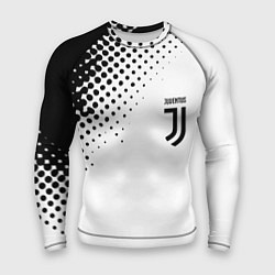 Рашгард мужской Juventus sport black geometry, цвет: 3D-принт