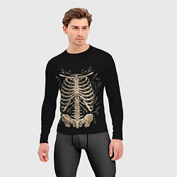 Рашгард мужской Скелет на груди, цвет: 3D-принт — фото 2