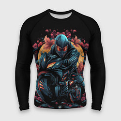 Рашгард мужской Мотоцикл в стиле киберпанк, цвет: 3D-принт