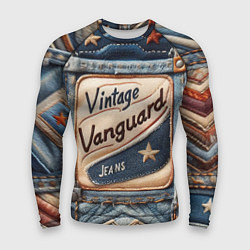 Мужской рашгард Vintage vanguard jeans - patchwork