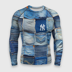 Мужской рашгард Patchwork - New York yankees baseball team