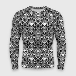 Рашгард мужской Skull patterns, цвет: 3D-принт