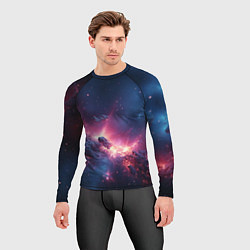 Рашгард мужской Взрыв в космосе, цвет: 3D-принт — фото 2