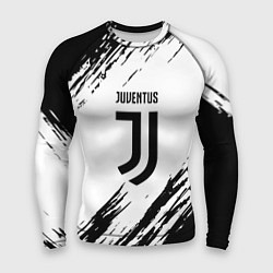 Рашгард мужской Juventus краски, цвет: 3D-принт