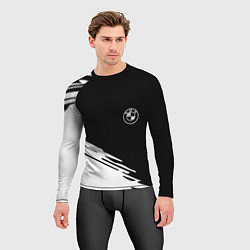 Рашгард мужской BMW краски спорт текстура, цвет: 3D-принт — фото 2