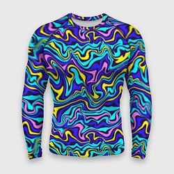 Рашгард мужской Psychedelic multicolored pattern, цвет: 3D-принт