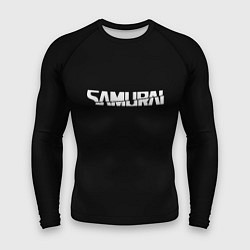 Мужской рашгард Samurai logo white