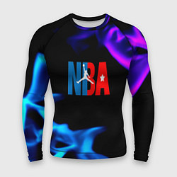 Мужской рашгард NBA neon flame