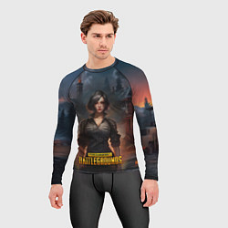 Рашгард мужской PUBG game wallpaper, цвет: 3D-принт — фото 2