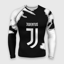 Рашгард мужской Juventus fc краски, цвет: 3D-принт