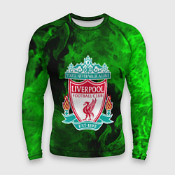 Мужской рашгард Liverpool green fire