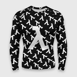 Рашгард мужской Half liife logo pattern, цвет: 3D-принт