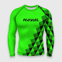 Рашгард мужской Haval ярко-зелёный, цвет: 3D-принт