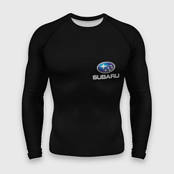 Мужской рашгард Subaru logo auto