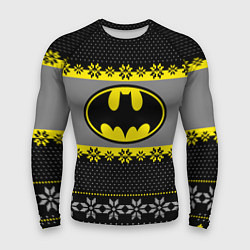 Мужской рашгард Бэтмен новогодний