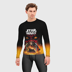 Рашгард мужской Звездные войны - Скрытая угроза, цвет: 3D-принт — фото 2