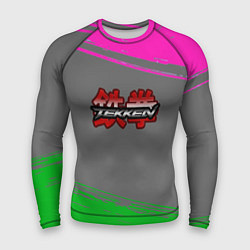 Рашгард мужской Tekken краски неоновые, цвет: 3D-принт