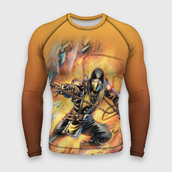 Мужской рашгард Scorpion - Mortal Kombat