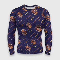 Рашгард мужской Mortal Kombat logo pattern, цвет: 3D-принт