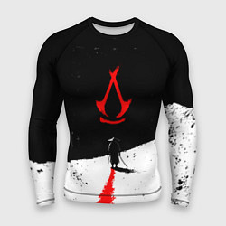 Рашгард мужской Assassins creed shadows - самурай, цвет: 3D-принт