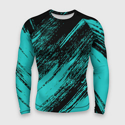 Мужской рашгард The color is black and light blue