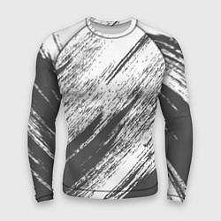 Рашгард мужской The color is gray and white, цвет: 3D-принт