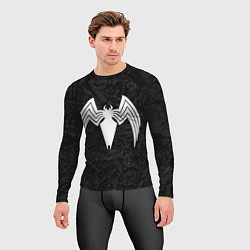 Рашгард мужской Знак венома с текстурой симбиота, цвет: 3D-принт — фото 2