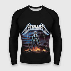 Мужской рашгард Metallica - neon fantasy