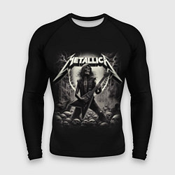 Мужской рашгард Metallica - guitar solo