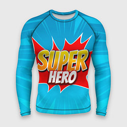 Рашгард мужской Superhero comic style, цвет: 3D-принт