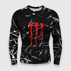 Рашгард мужской Monster обрывки красок, цвет: 3D-принт