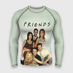 Рашгард мужской Американский сериал - Друзья, цвет: 3D-принт