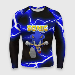 Рашгард мужской Sonic storm electro, цвет: 3D-принт